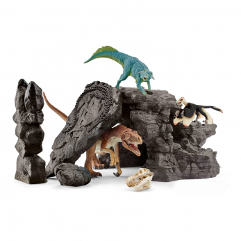 Набор Schleich Пещера динозавров