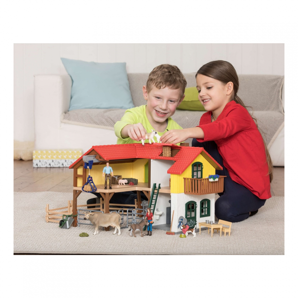 Набор Schleich Ферма с хлевом и животными 42407 от Schleich за 19 439 руб.  Купить в официальном магазине Schleich