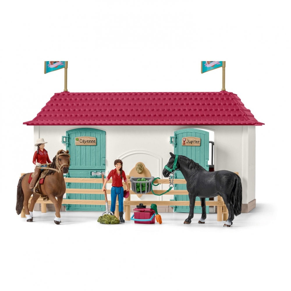 Конный двор с домом и конюшней 42416 от Schleich за 23 389 руб. Купить в  официальном магазине Schleich