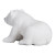Фигурка Konik Mojo Белый медвежонок, сидящий