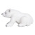 Фигурка Konik Mojo Белый медвежонок, сидящий