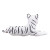 Фигурка Konik Mojo Белый тигрёнок, лежащий