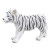 Набор Konik Mojo Белый тигр с тигрятами